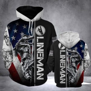 Lineman 3D Printed Hoodie/Zipper Hoodie - bdfbc47a3f6c