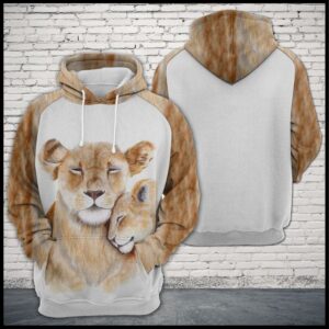 Lion Family 3D Printed Hoodie/Zipper Hoodie - 2347e365b4e9