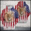 Lion Usa Flag 3D Printed Hoodie/Zipper Hoodie - b989ada60c0c