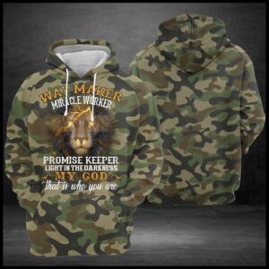 Lion Way Maker 3D Printed Hoodie/Zipper Hoodie - 421efa5d5224