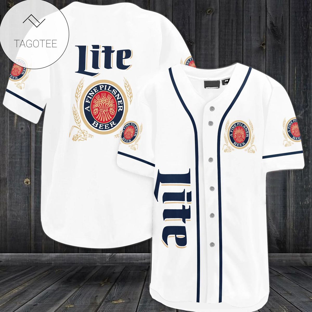 Lite A Fine Pilsner Beer Baseball Jersey Shirt Lite A Fine Pilsner Beer Baseball Jersey Shirt