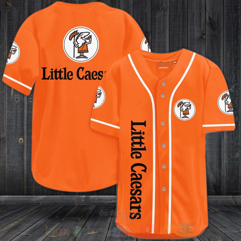 Little Caesars Baseball Jersey Shirt Little Caesars Baseball Jersey Shirt