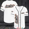 Live Fast Motorsports Car Team White Baseball Jersey
