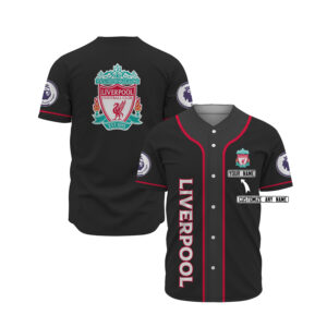 Liverpool Custom Name Baseball Jersey
