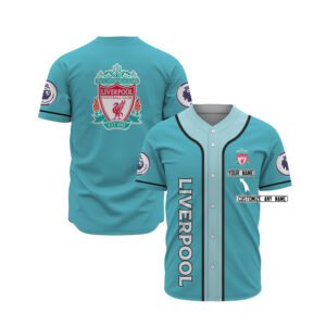 Liverpool Custom Name Baseball Jersey