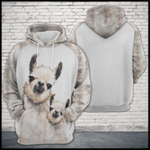 Llama Family 3D Printed Hoodie/Zipper Hoodie - d3891c466adb