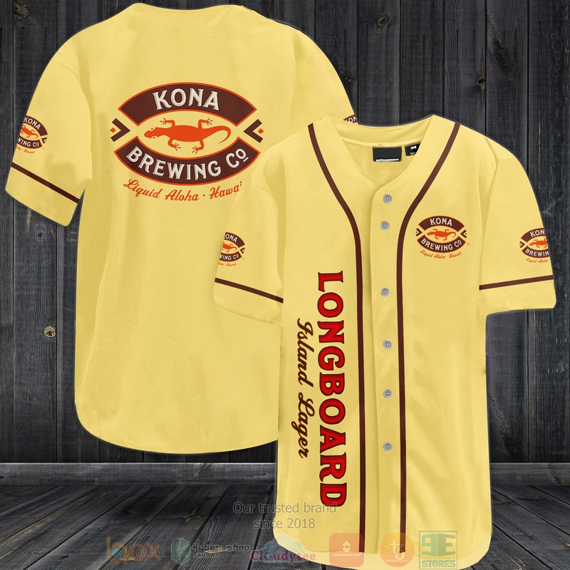 Longboard Island Lager Baseball Jersey Longboard Island Lager Baseball Jersey