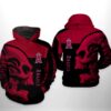 Los Angeles Angels MLB Skull 3D Printed Hoodie/Zipper Hoodie - 93fdbcbe3317