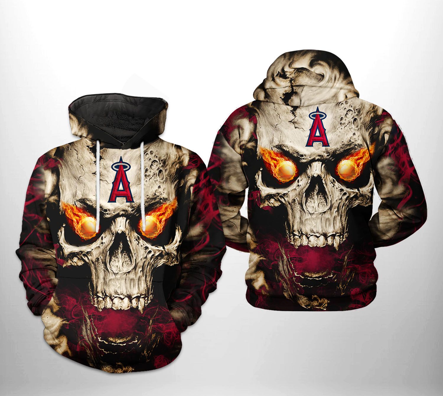 Los Angeles Angels MLB Skull 3D Printed Hoodie/Zipper Hoodie - d774be083c6f Los Angeles Angels MLB Skull 3D Printed Hoodie/Zipper Hoodie - d774be083c6f