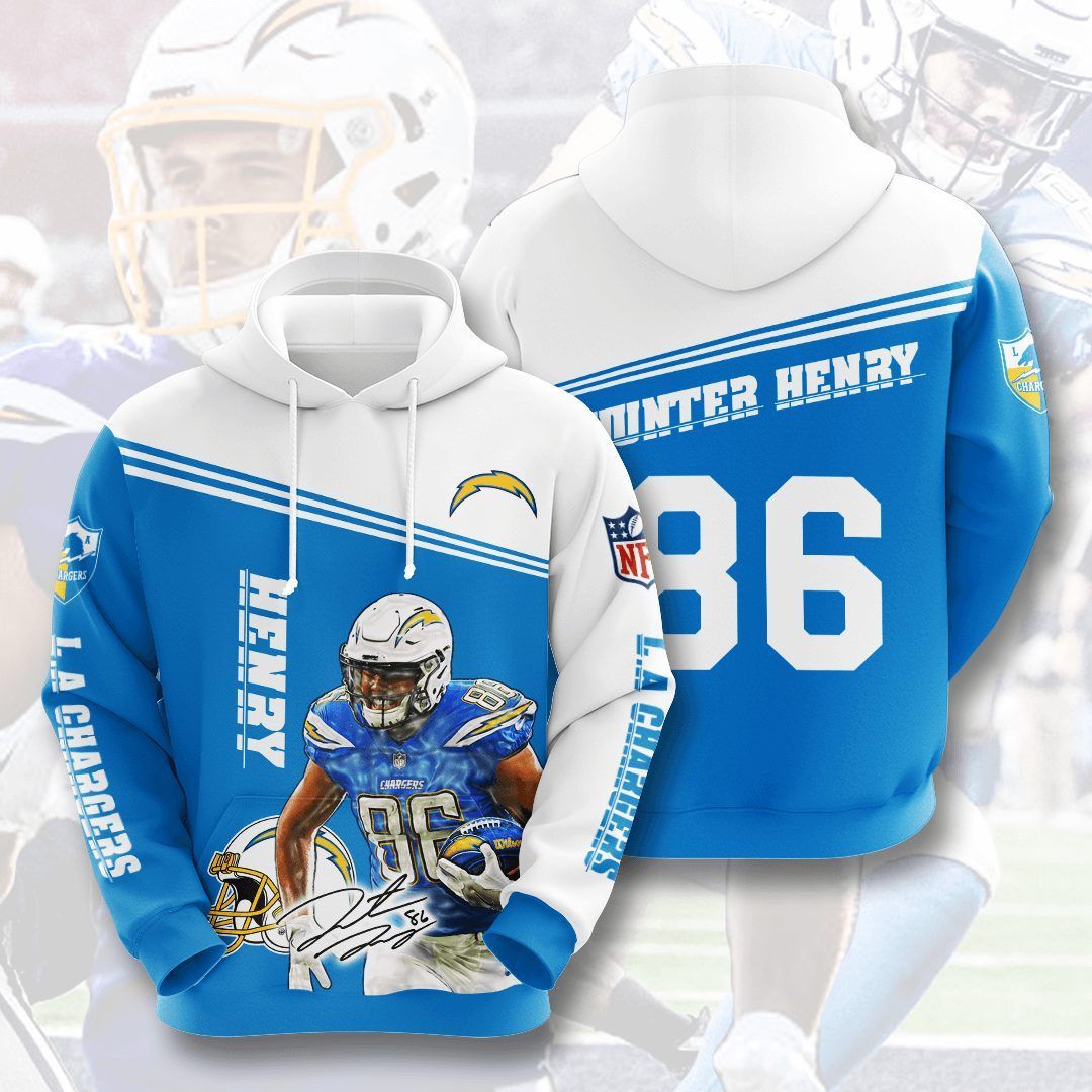 Los Angeles Chargers 3D Hoodie - 49df4845dd92 Los Angeles Chargers 3D Hoodie - 49df4845dd92