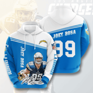 Los Angeles Chargers 3D Hoodie - ae6aae835683