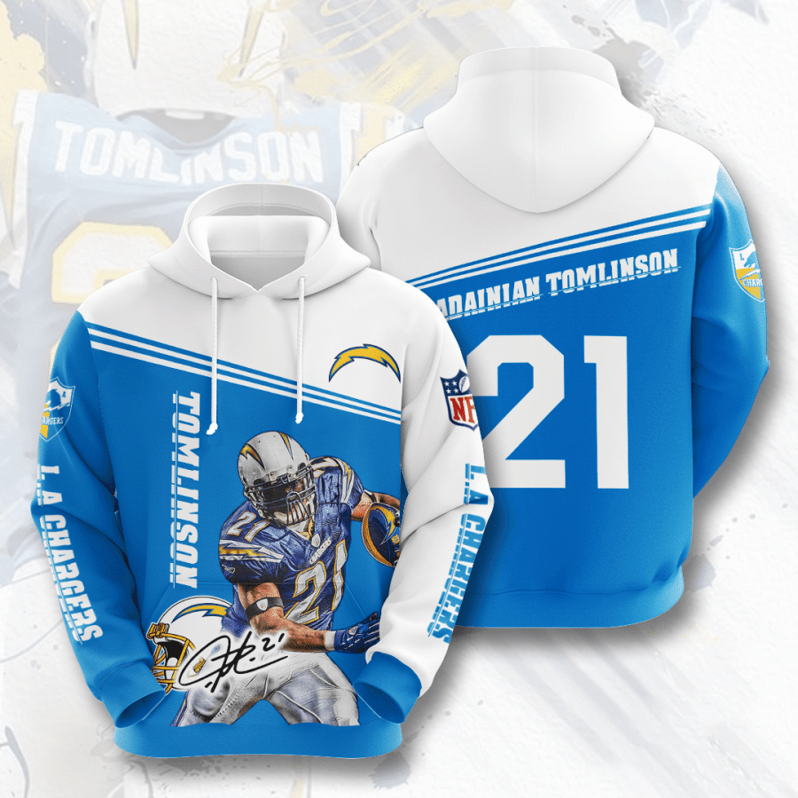 Los Angeles Chargers 3D Hoodie - ba46fd808d5b Los Angeles Chargers 3D Hoodie - ba46fd808d5b