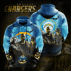 Los Angeles Chargers 3D Hoodie - d9ef05fe6970