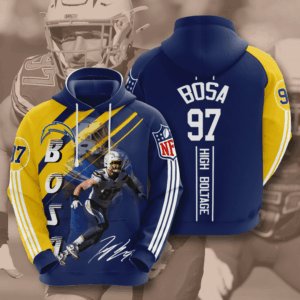 Los Angeles Chargers Joey Bosa 3D Hoodie Sweatshirt For Fans Men Women All Over Printed Hoodie - 2d2020c9af2f