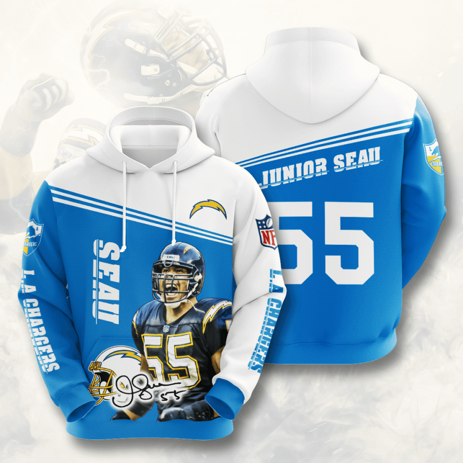 Los Angeles Chargers Junior Seau 3D Hoodie - 1d4e3bb9e1ed Los Angeles Chargers Junior Seau 3D Hoodie - 1d4e3bb9e1ed