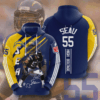 Los Angeles Chargers Junior Seau 3D Hoodie Sweatshirt For Fans Men Women All Over Printed Hoodie - 614e4ba932f7