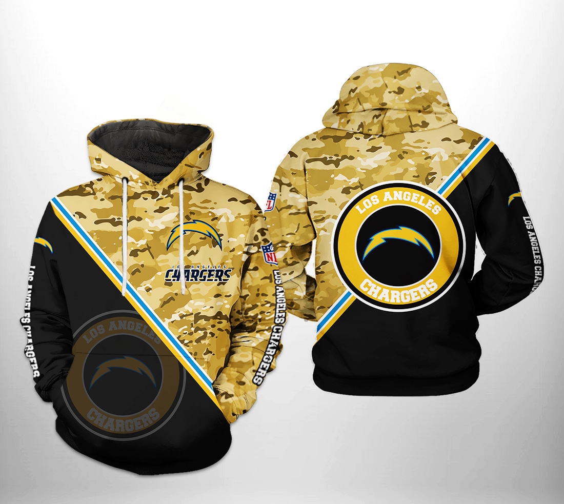 Los Angeles Chargers NFL Camo Team 3D Printed Hoodie/Zipper Hoodie - f3b0efdd9e9b Los Angeles Chargers NFL Camo Team 3D Printed Hoodie/Zipper Hoodie - f3b0efdd9e9b