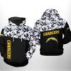Los Angeles Chargers NFL Camo Veteran Team 3D Printed Hoodie/Zipper Hoodie - 8c82fadd8c17