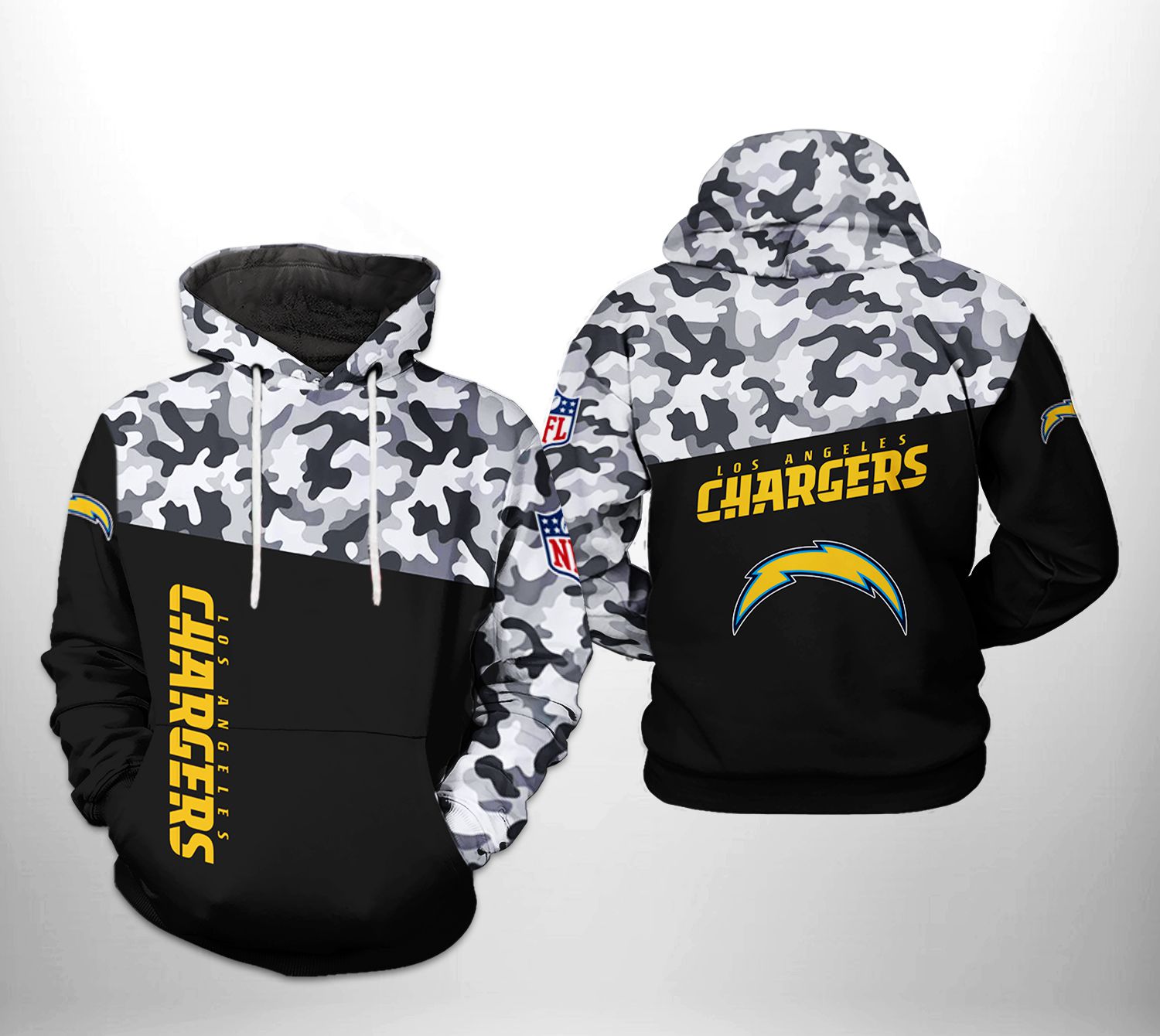 Los Angeles Chargers NFL Camo Veteran Team 3D Printed Hoodie/Zipper Hoodie - 8c82fadd8c17 Los Angeles Chargers NFL Camo Veteran Team 3D Printed Hoodie/Zipper Hoodie - 8c82fadd8c17