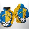Los Angeles Chargers NFL Grateful Dead 3D Printed Hoodie/Zipper Hoodie - 7fa9ca6c41c2