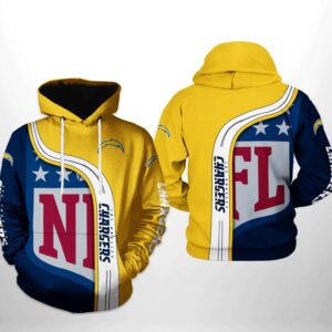 Los Angeles Chargers NFL Team 3D Printed Hoodie/Zipper Hoodie - 7b9cfbfb886c
