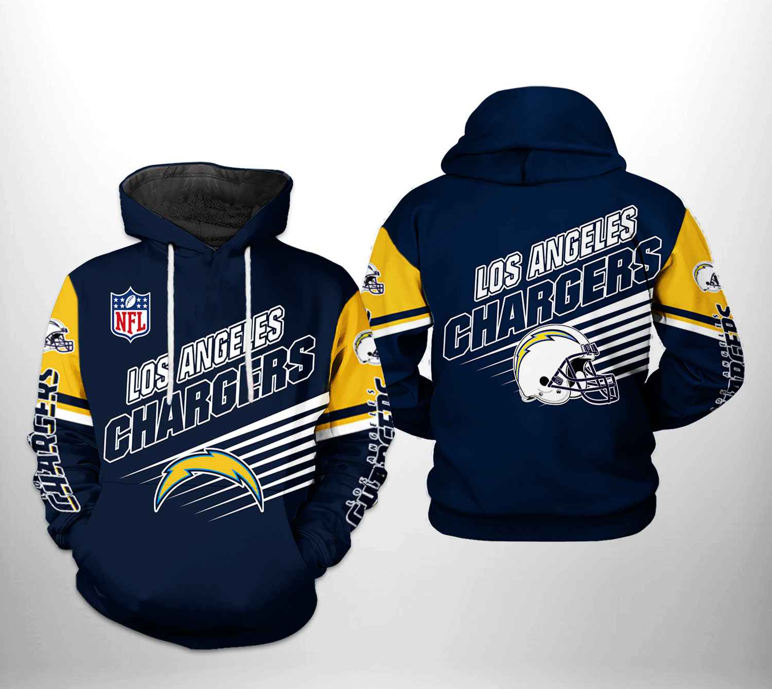 Los Angeles Chargers NFL Team 3D Printed Hoodie/Zipper Hoodie - a387f419e4a4 Los Angeles Chargers NFL Team 3D Printed Hoodie/Zipper Hoodie - a387f419e4a4