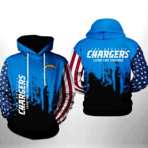 Los Angeles Chargers NFL Team US 3D Printed Hoodie/Zipper Hoodie - 65abdbf23e20
