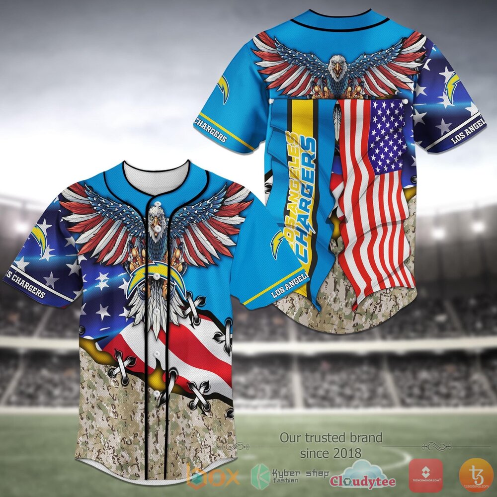 Los Angeles Chargers Nfl Baseball Jersey Shirt Los Angeles Chargers Nfl Baseball Jersey Shirt