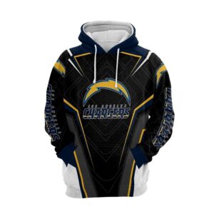 Los Angeles Chargers Nfl Football Balls Black Blue 3D Hoodie For Men For Women Los Angeles Chargers All Over Printed Hoodie. Los Angeles Chargers 3D Full Printing Shirt - a22b1fcf5276