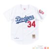 Los Angeles Dodgers Home 1981 Fernando Valenzuela 34 Baseball Jersey