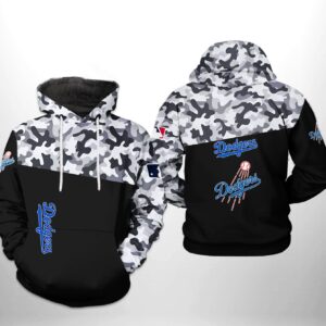 Los Angeles Dodgers MLB Camo Veteran 3D Printed Hoodie/Zipper Hoodie - c669f9875787