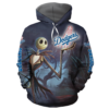 Los Angeles Dodgers With Jack Skellington 3D Printed Hoodie/Zipper Hoodie - 7ac81ae7f90e