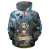 Los Angeles Dodgers With Jack Skellington Pullover And Zip Pered Hoodies Custom 3D Graphic Printed 3D Hoodie All Over Print Hoodie For Men For Women - b0d833f47f1a