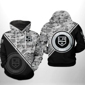 Los Angeles Kings NHL Camo Team 3D Printed Hoodie/Zipper Hoodie - d3a353385618