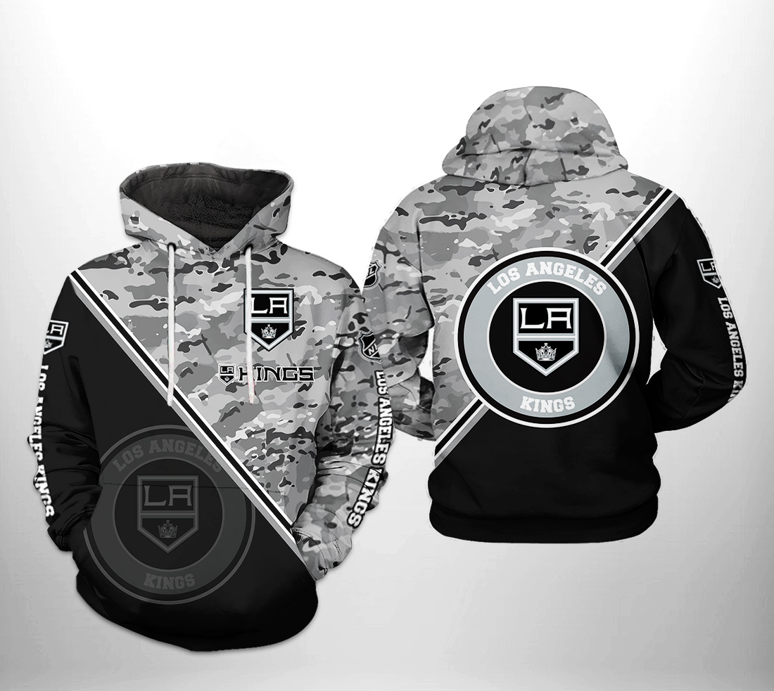 Los Angeles Kings NHL Camo Team 3D Printed Hoodie/Zipper Hoodie - d3a353385618 Los Angeles Kings NHL Camo Team 3D Printed Hoodie/Zipper Hoodie - d3a353385618