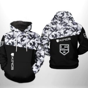 Los Angeles Kings NHL Camo Veteran 3D Printed Hoodie/Zipper Hoodie - 15a503009fdb