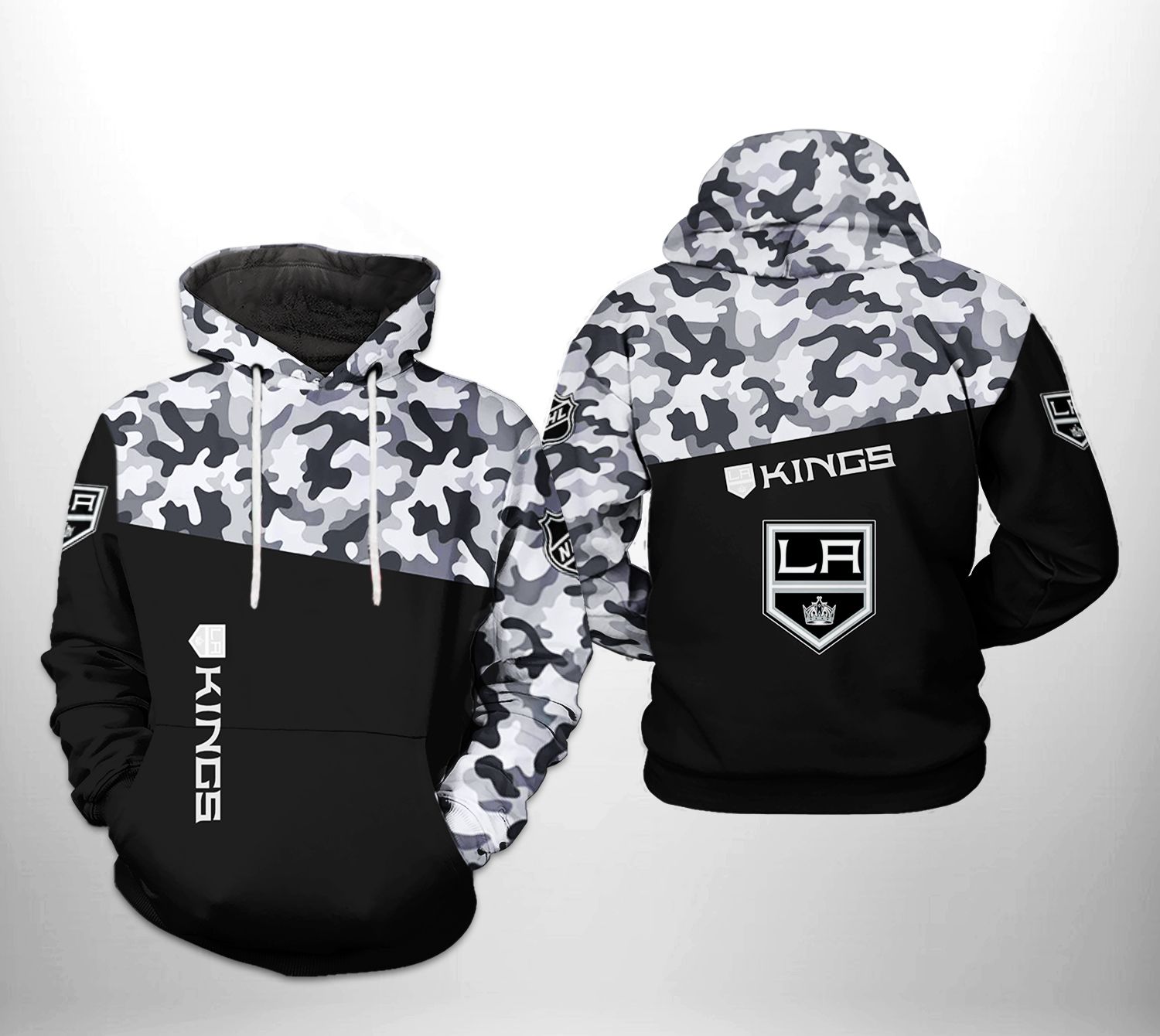Los Angeles Kings NHL Camo Veteran 3D Printed Hoodie/Zipper Hoodie - 15a503009fdb Los Angeles Kings NHL Camo Veteran 3D Printed Hoodie/Zipper Hoodie - 15a503009fdb