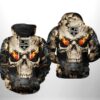 Los Angeles Kings NHL Skull 3D Printed Hoodie/Zipper Hoodie - d8e29480ef8b