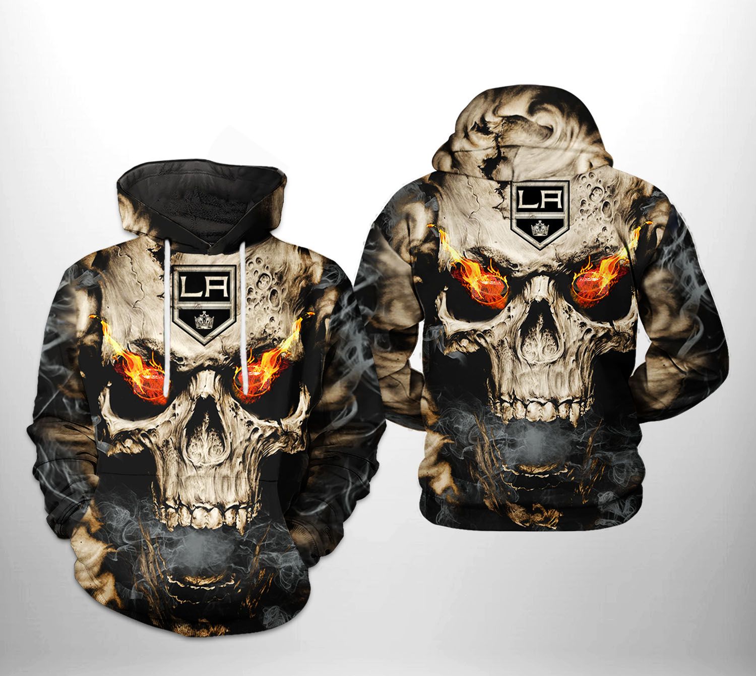 Los Angeles Kings NHL Skull 3D Printed Hoodie/Zipper Hoodie - d8e29480ef8b Los Angeles Kings NHL Skull 3D Printed Hoodie/Zipper Hoodie - d8e29480ef8b