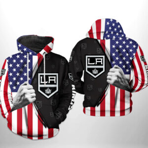 Los Angeles Kings NHL US FLag 3D Printed Hoodie/Zipper Hoodie - 8b0519522d49