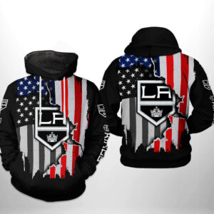 Los Angeles Kings NHL US FLag Team 3D Printed Hoodie/Zipper Hoodie - e568f6754b7d
