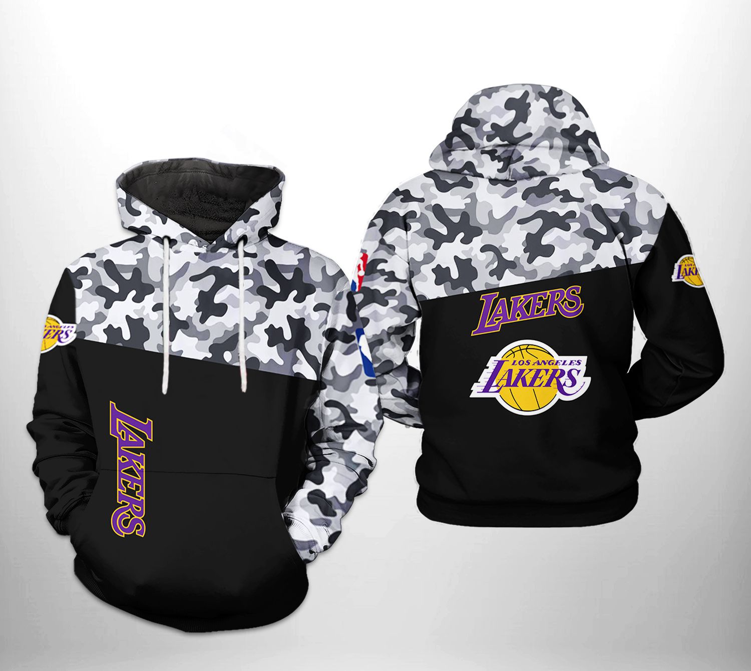 Los Angeles Lakers NBA Camo Veteran Team 3D Printed Hoodie/Zipper Hoodie - 3c3924443d73 Los Angeles Lakers NBA Camo Veteran Team 3D Printed Hoodie/Zipper Hoodie - 3c3924443d73