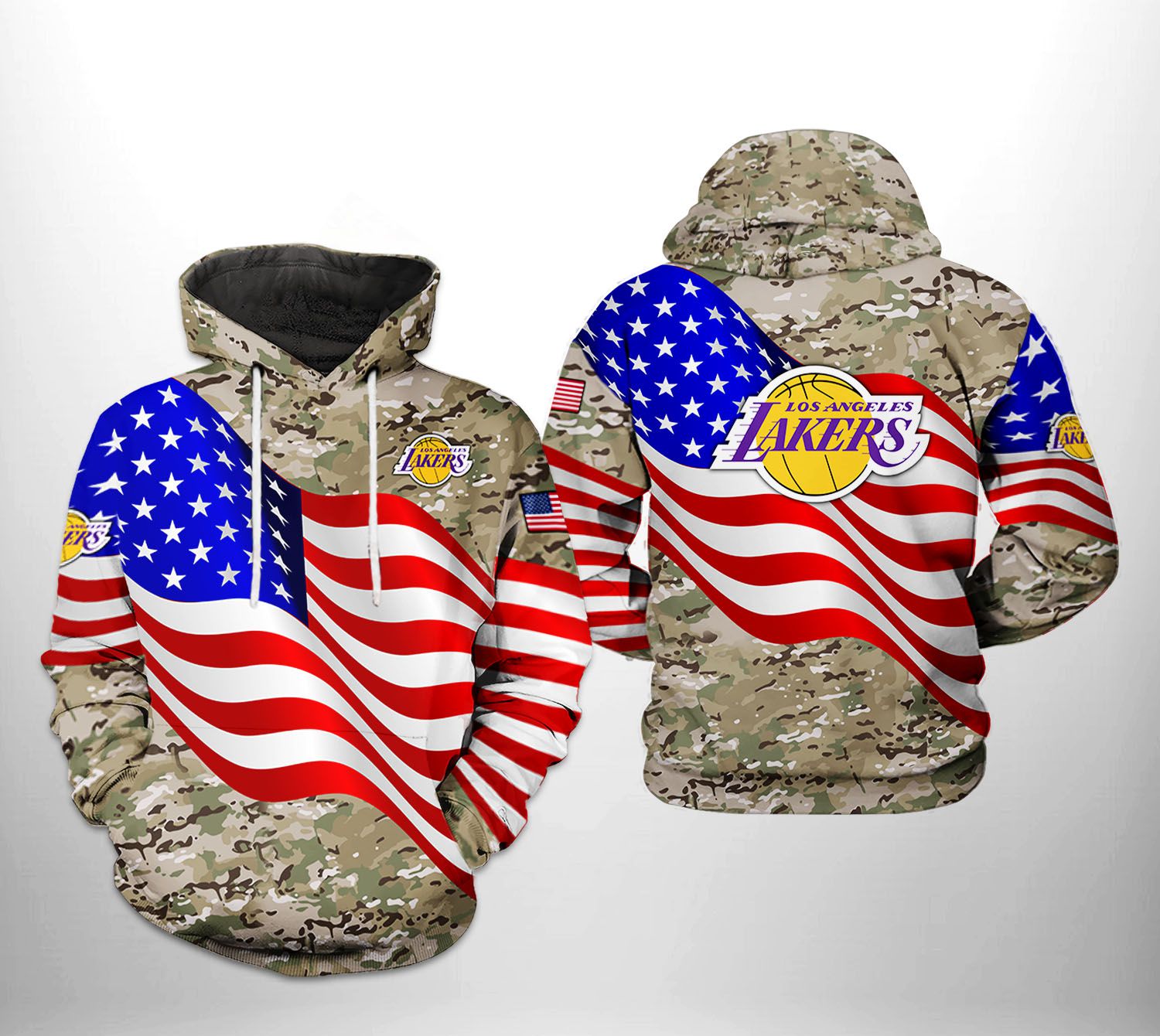Los Angeles Lakers NBA US Flag Camo Veteran Team 3D Printed Hoodie/Zipper Hoodie - 1f1e496a0c33 Los Angeles Lakers NBA US Flag Camo Veteran Team 3D Printed Hoodie/Zipper Hoodie - 1f1e496a0c33
