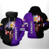 Los Angeles Lakers NBA US Flag Skull Team 3D Printed Hoodie/Zipper Hoodie - 0b5ac3e69312