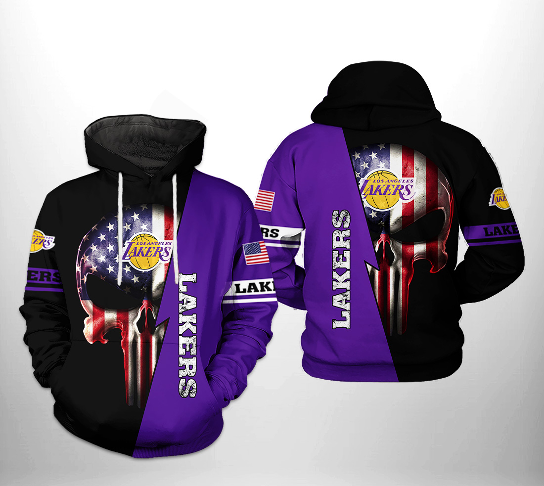 Los Angeles Lakers NBA US Flag Skull Team 3D Printed Hoodie/Zipper Hoodie - 0b5ac3e69312 Los Angeles Lakers NBA US Flag Skull Team 3D Printed Hoodie/Zipper Hoodie - 0b5ac3e69312