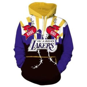 Los Angeles Lakers Pullover And Zippered Hoodies Custom 3D Los Angeles Lakers Graphic Printed 3D Hoodie All Over Print Hoodie For Men For Women - a9ddc5b19a61