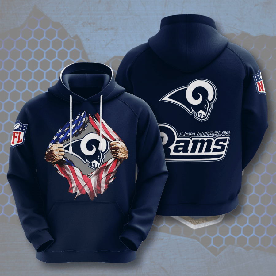 Los Angeles Rams 3D Hoodie - 68b58127580c Los Angeles Rams 3D Hoodie - 68b58127580c