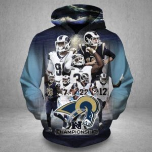 Los Angeles Rams Awesome Pullover And Zippered Hoodies Custom 3D Los Angeles Rams Graphic Printed 3D Hoodie All Over Print Hoodie For Men For Women - ee5e2bbf654c