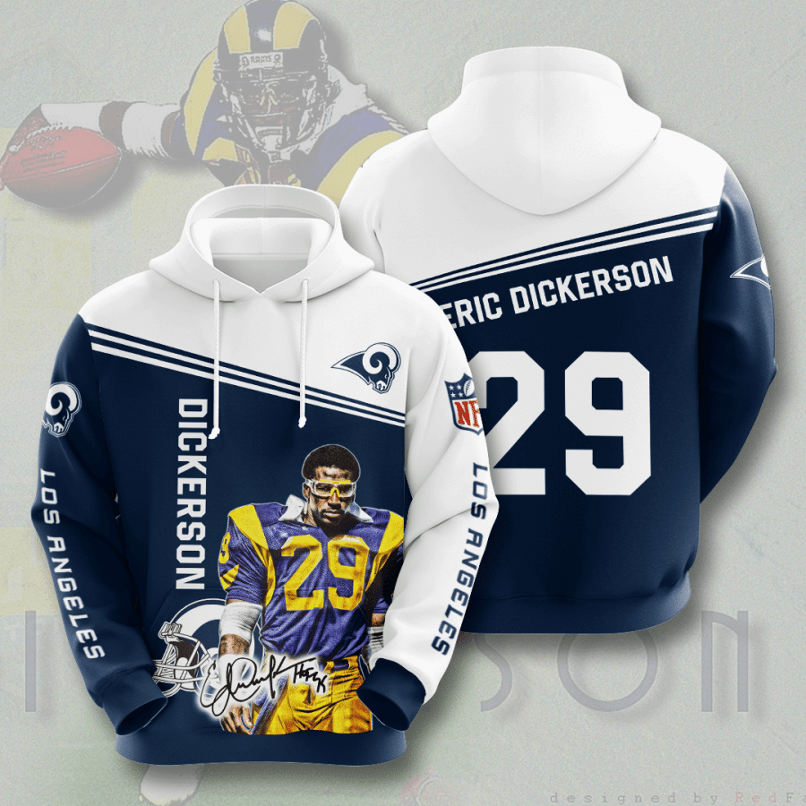 Los Angeles Rams Eric Dickerson 29 3D Hoodie - 786a1b1ff5d4 Los Angeles Rams Eric Dickerson 29 3D Hoodie - 786a1b1ff5d4