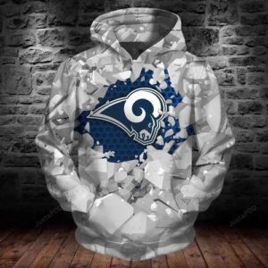 Los Angeles Rams Football Pullover And Zippered Hoodies Custom 3d Graphic Printed 3d Hoodie For Men For Women - b6dbbcacf8f6
